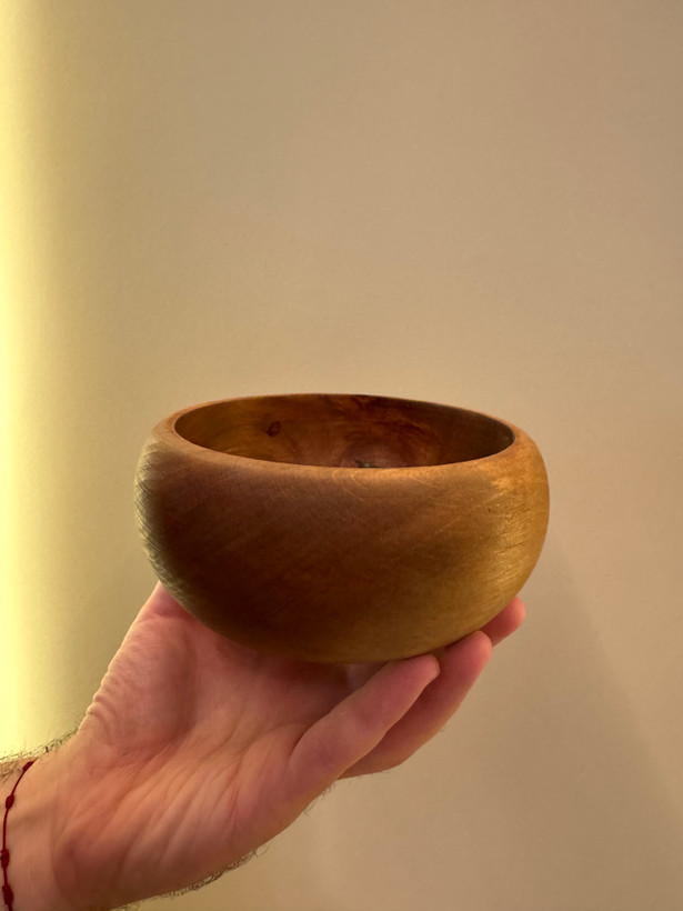 کاسه چوبی ۱۵ سانتی