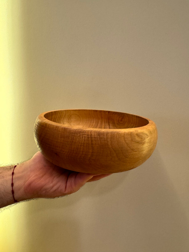 کاسه چوبی ۲۰ سانتی