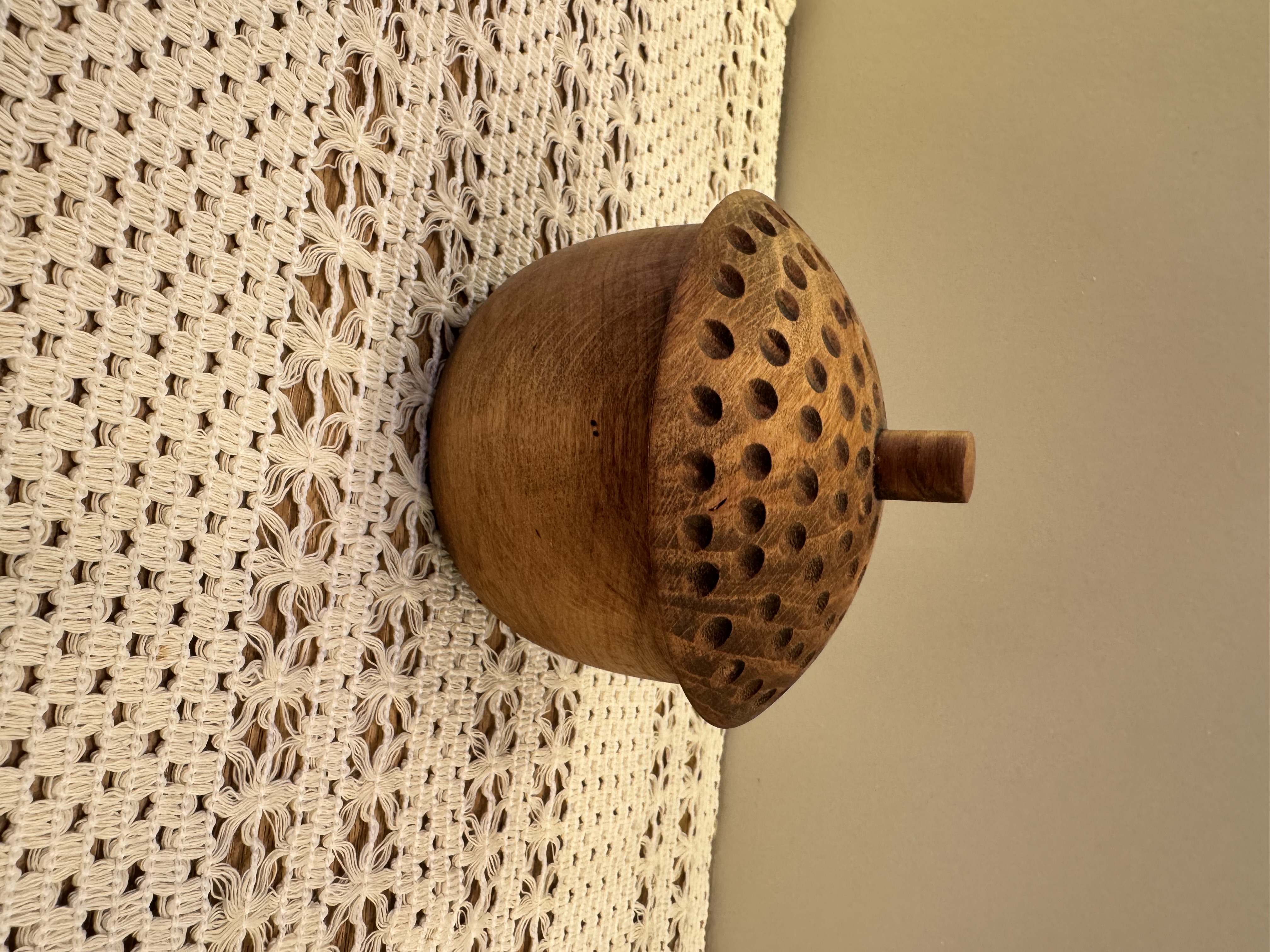 قندان چوبی